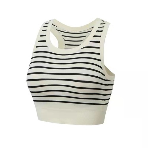 Cross-border Internet celebrity new high-strength shock-proof sports bra bra women's running fitness yoga vest one-piece cup