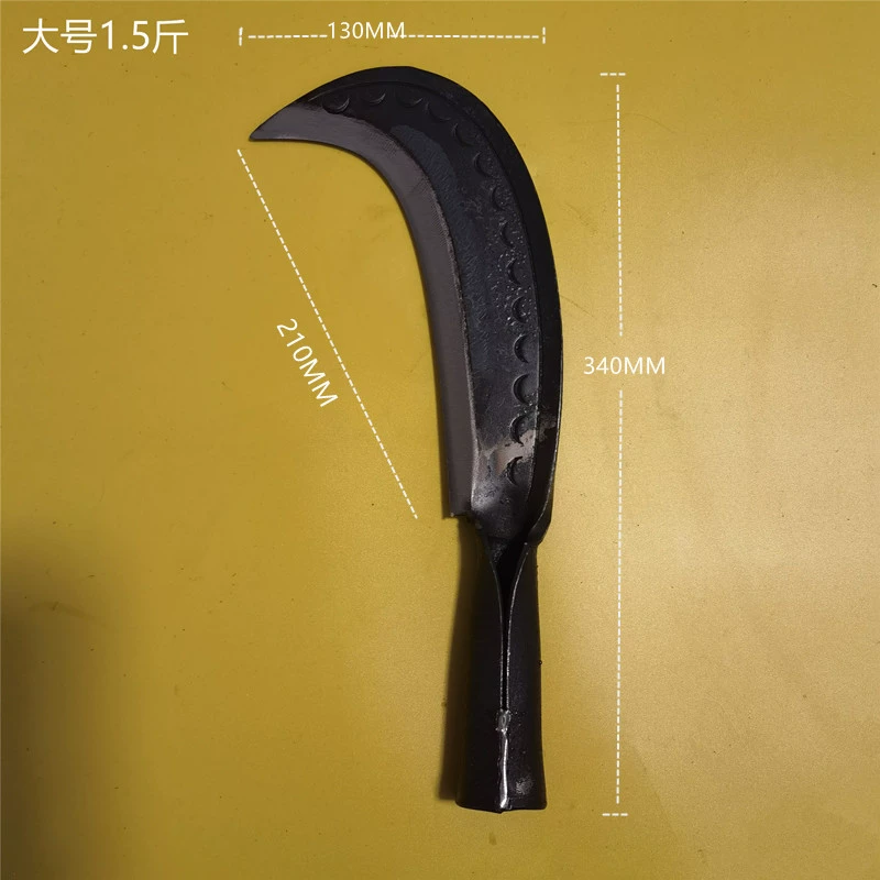 Yingdeli forging Miao Chai cutting firewood and cutting bamboo knife Agricultural cutting tools outdoor firewood knife open mountain sickle sickle