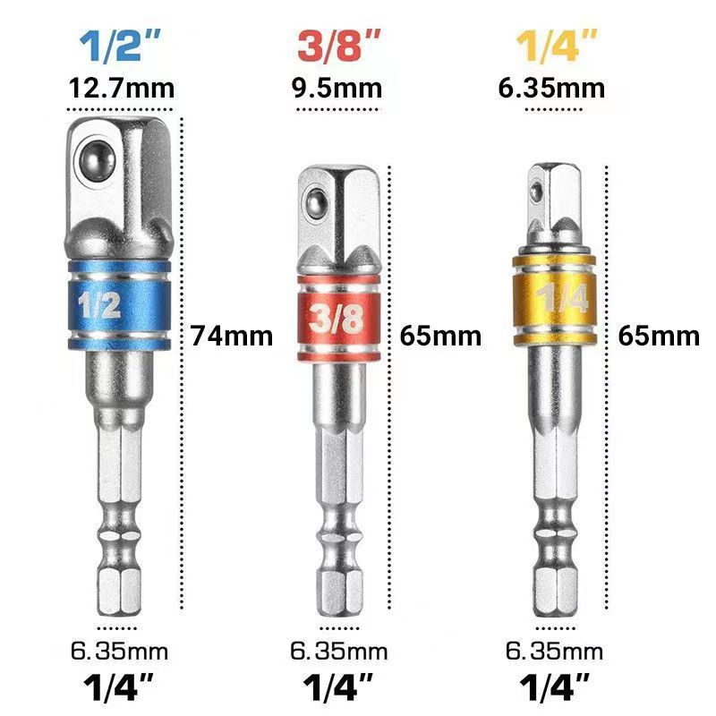 Venta al por mayor 3 unids color cinturón de seguridad bead biela manga biela universal manga biela AD con bola de acero 1/2