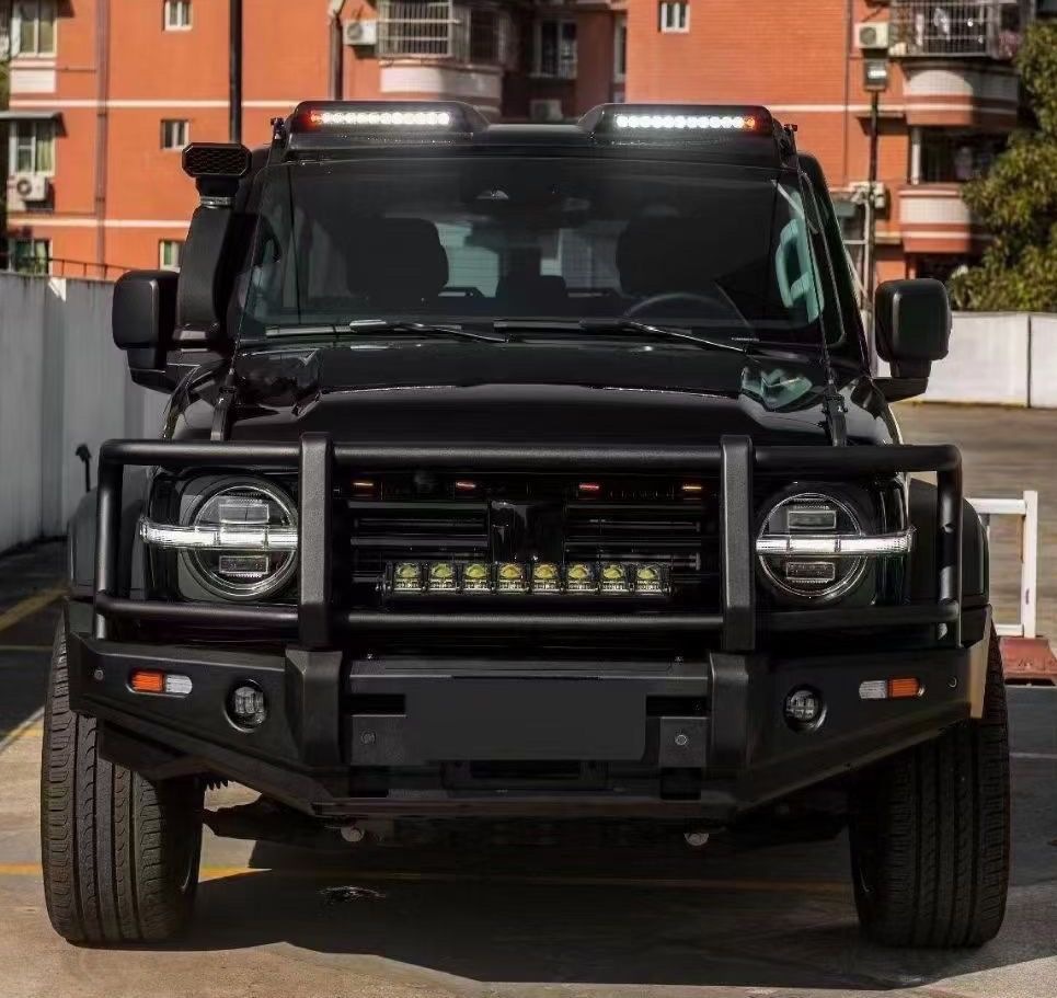 Tank 300 Australian-style front bumper, aluminum alloy racing modification, manganese steel bar, front bumper winch, non-destructive installation