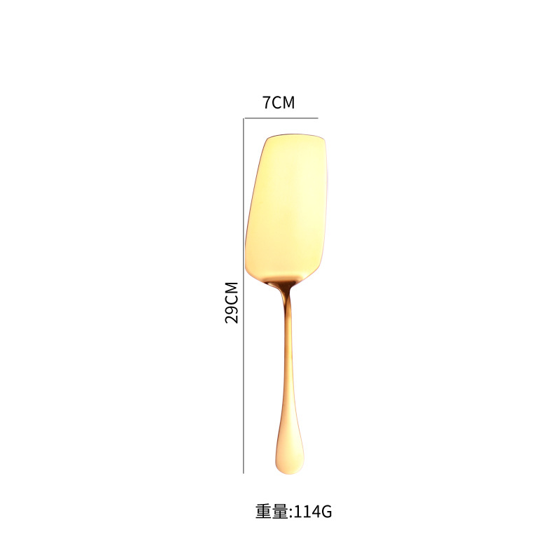Fábrica directa pala de pastel de acero inoxidable pala de pizza queso gigante pastel de cumpleaños pala de pala plana pala de punta