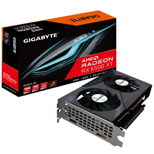 Graphics Card (Gigabyte) RX 6500 XT Eagle 4G, Dedicated Desktop GPU, 4 GB