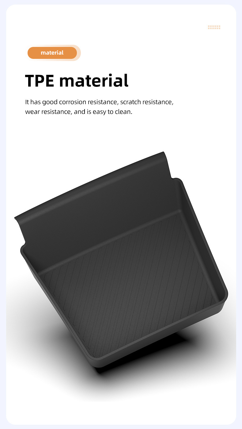 Suitable for 27 Kia Telluride models, armrest box rear storage box, car accessories, modification parts