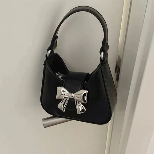 2024 Spring New Mini Lipstick Chain Bag, Uncommon Sweet and Cool Butterfly Knot Handbag, Trendy Crossbody Small Bag