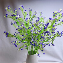 仿真满天星手感软胶3叉婚礼装饰手捧塑料人造花批发仿真花批发