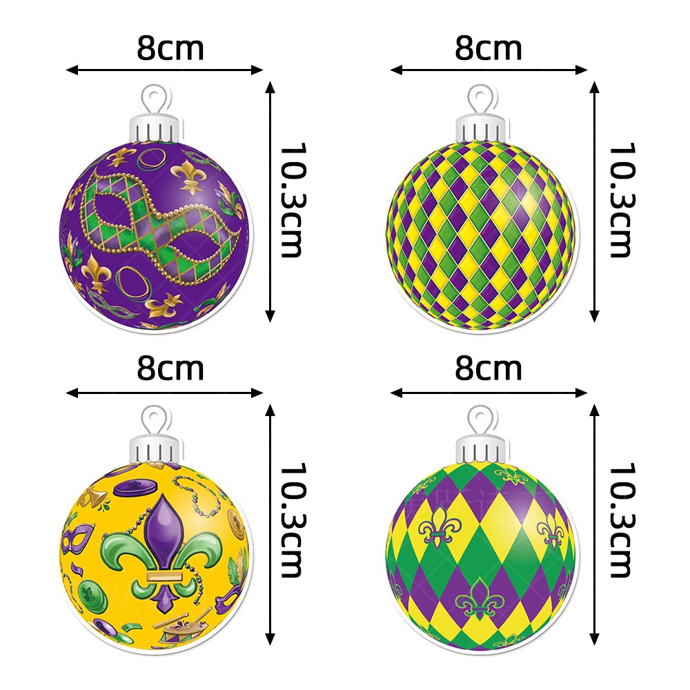 Nueva mascarada Tema del Partido de Carnaval decoración adornos colgantes carnaval escena diseño colgante