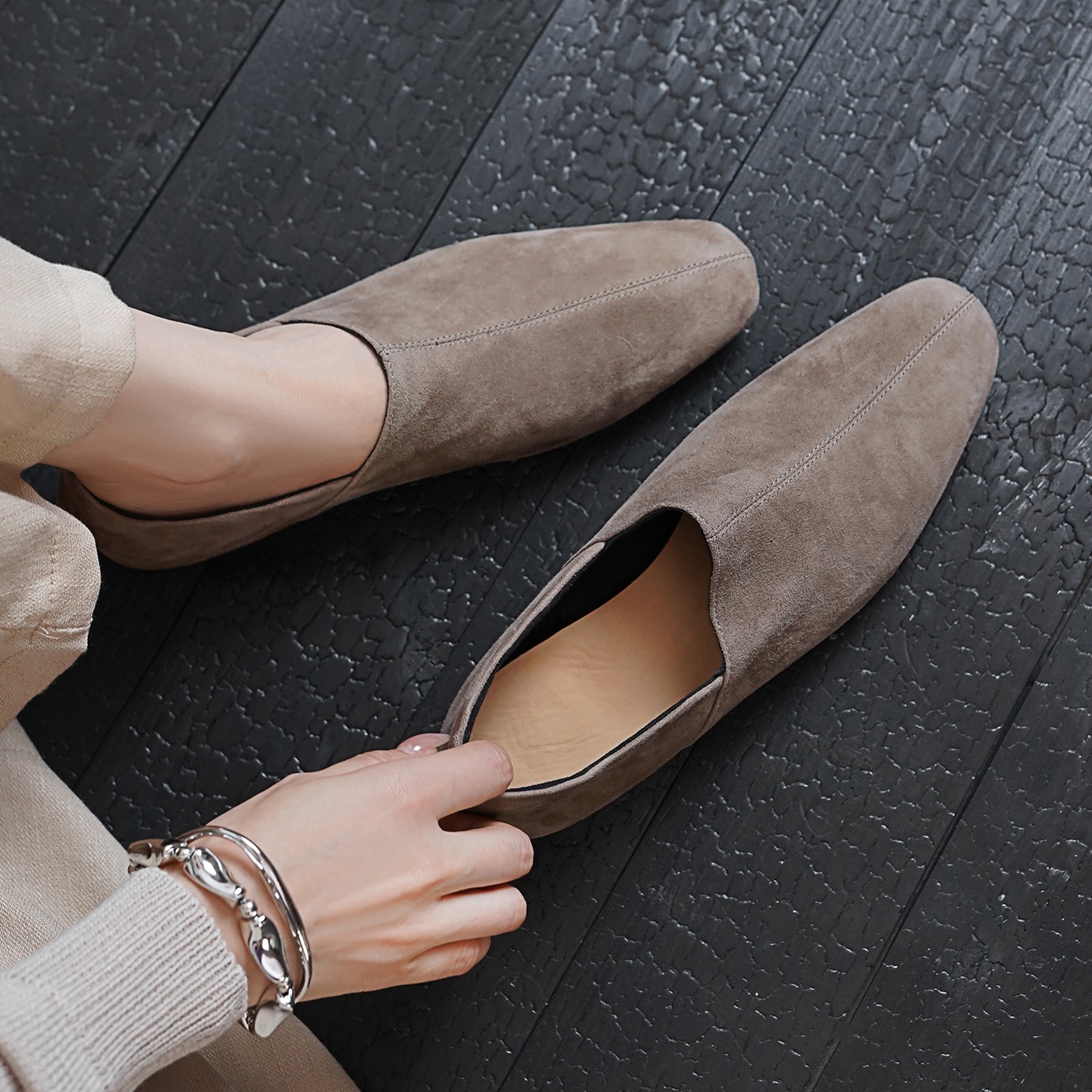 CHIKO Essy Square Toe Block Heels Pumps Shoes