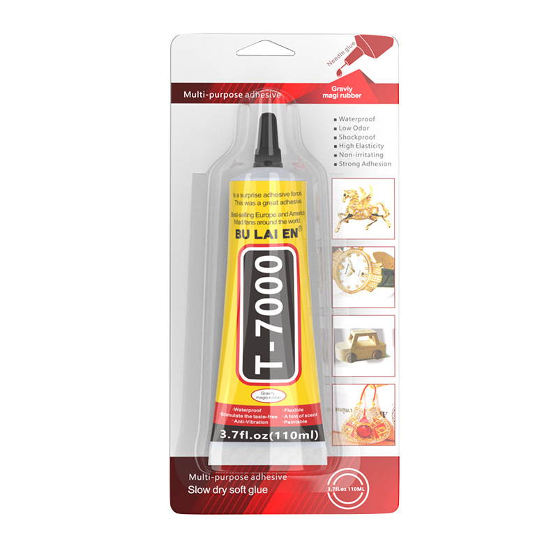 Potente universal T7000 pegamento blando de vinilo para teléfonos móviles para reparar la pantalla de soplado de plástico sellador multifuncional image 6