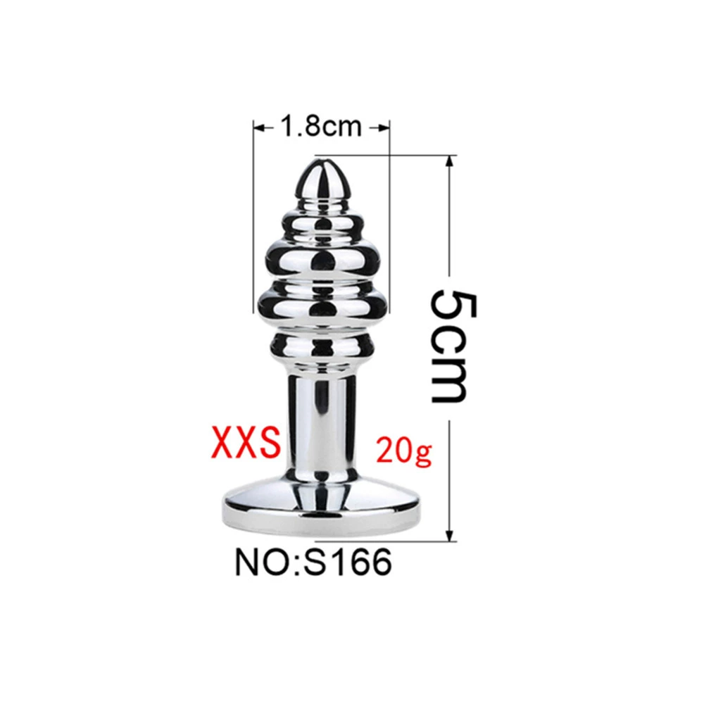 Detachable Anal Plug Heads, Silicone & Metal Options, Multiple Shapes and Sizes
