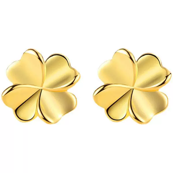 Four -leaf flower earr
