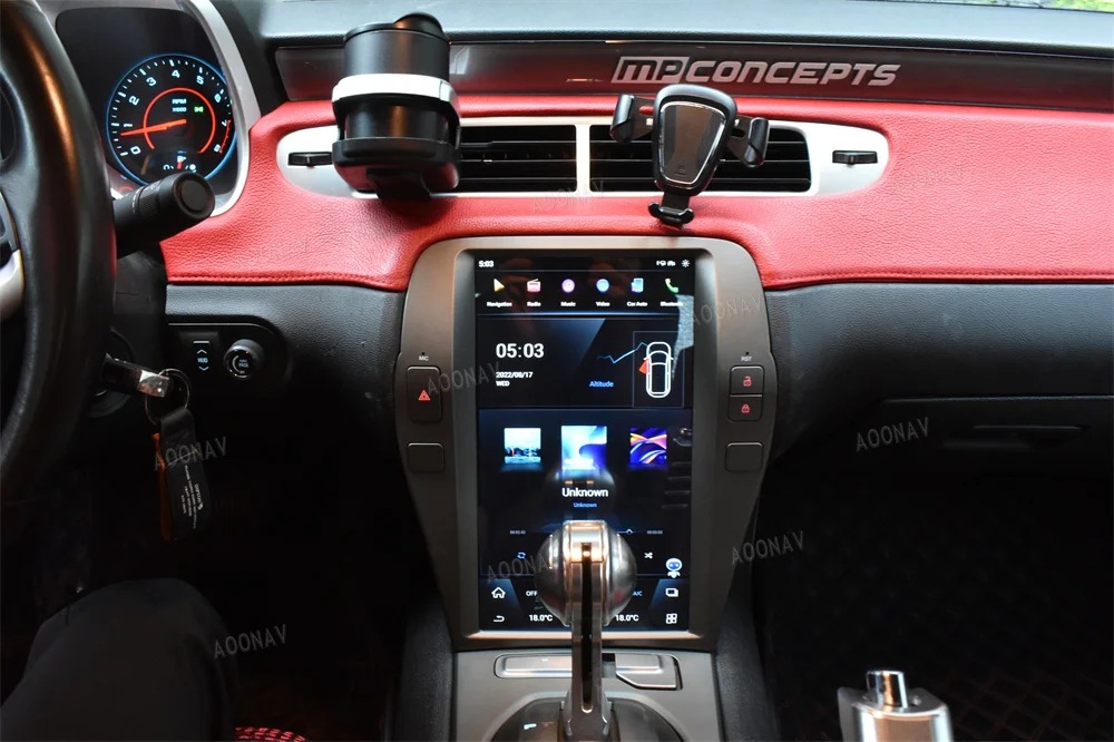 Suitable for Chevrolet Camaro 2010-2015 Multimedia Car Vertical Screen Modified Navigation Media Player