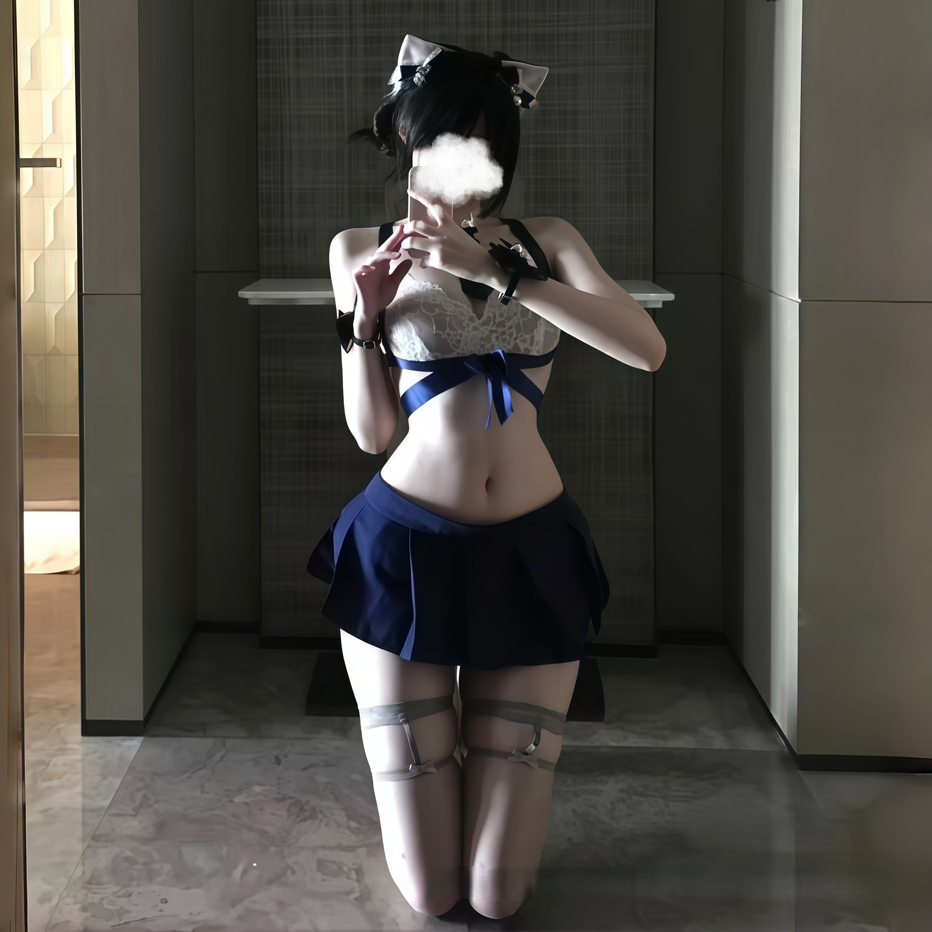 Sexy Lingerie New Campus Jk Uniform Dating Shirt No Need to Take Off Bed Passion Shame Temptation Pajamas