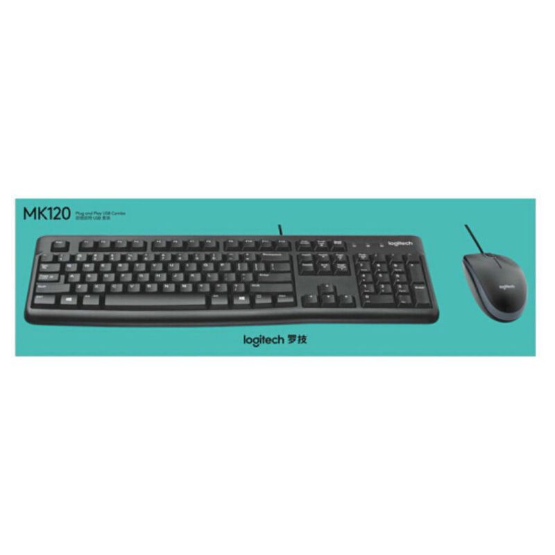 Logitech Logitech MK120 Keyboard mouse mouse keyboard suitable for business office mechanical keyboard mouse