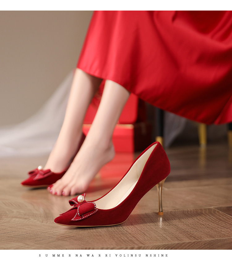 Women's Elegant Solid Color Point Toe Pumps display picture 2