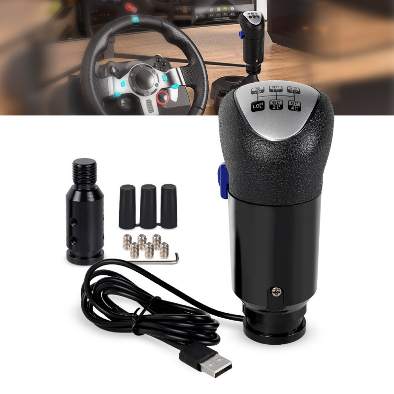 % Simulador de juegos de carreras transfronterizos Cambio de marchas de doble botón Cabeza de marchas alta y baja para Logitech G29 G27