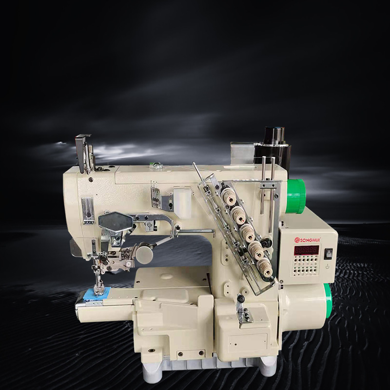 Venta al por mayor 727 súper pequeña boca 787 boca pequeña máquina de coser de alta velocidad computadora máquina de coser automática bebé manguito camisola Coche