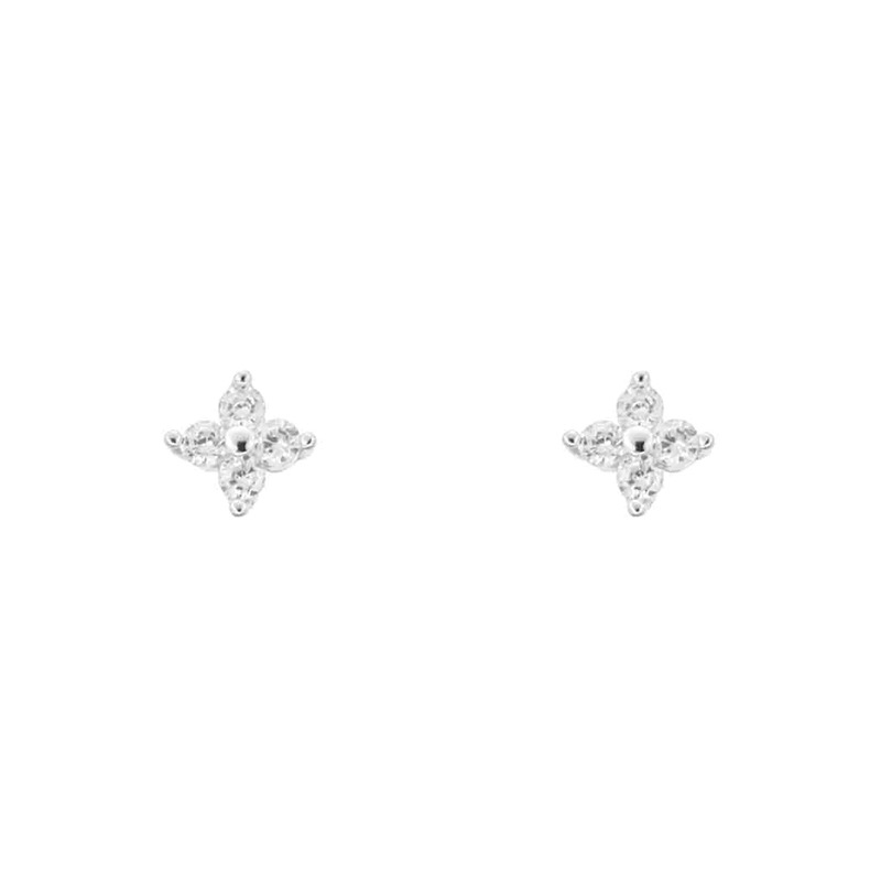 Smile Face Pattern 1 Pair Elegant Lady Simple Style Smile Face Copper Ear Studs