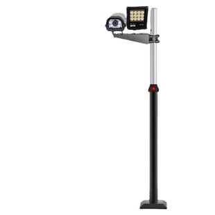Haikang Dahua license plate recognition integrated machine telescopic column parking lot camera bracket pole gate bayonet