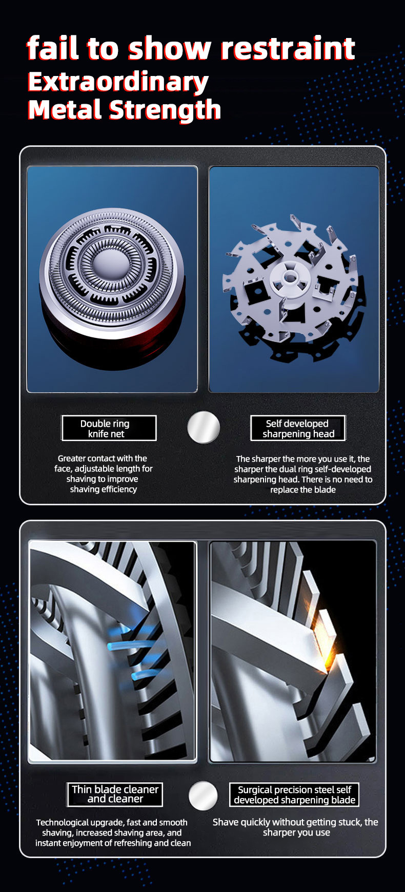 Mini Portable Shaver For Men Fully Washable Floating Head Car Shaver Personal Care Home Appliances_voghion.com