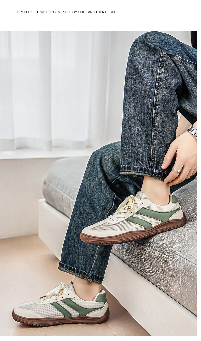 Foreign Trade Wide-fit German Training Widened Men's Sneakers, Large-toe Shoes, Breathable Versatile Sports Casual_vogvips.com
