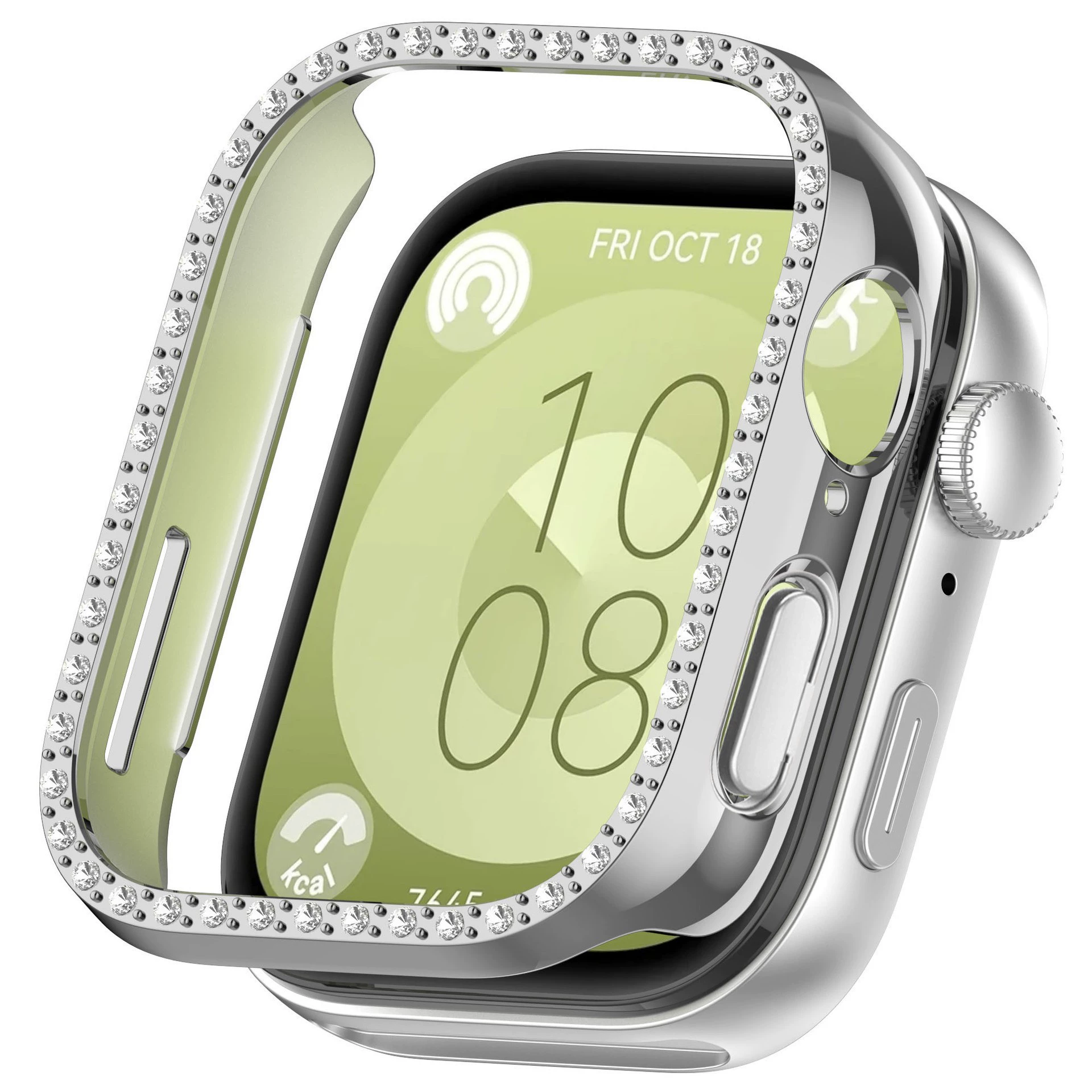 Применимо для Huawei Watch Fit3 с одним бриллиантом чехол для часов huawei с бриллиантами полые часы чехол для защиты fit4 жесткий