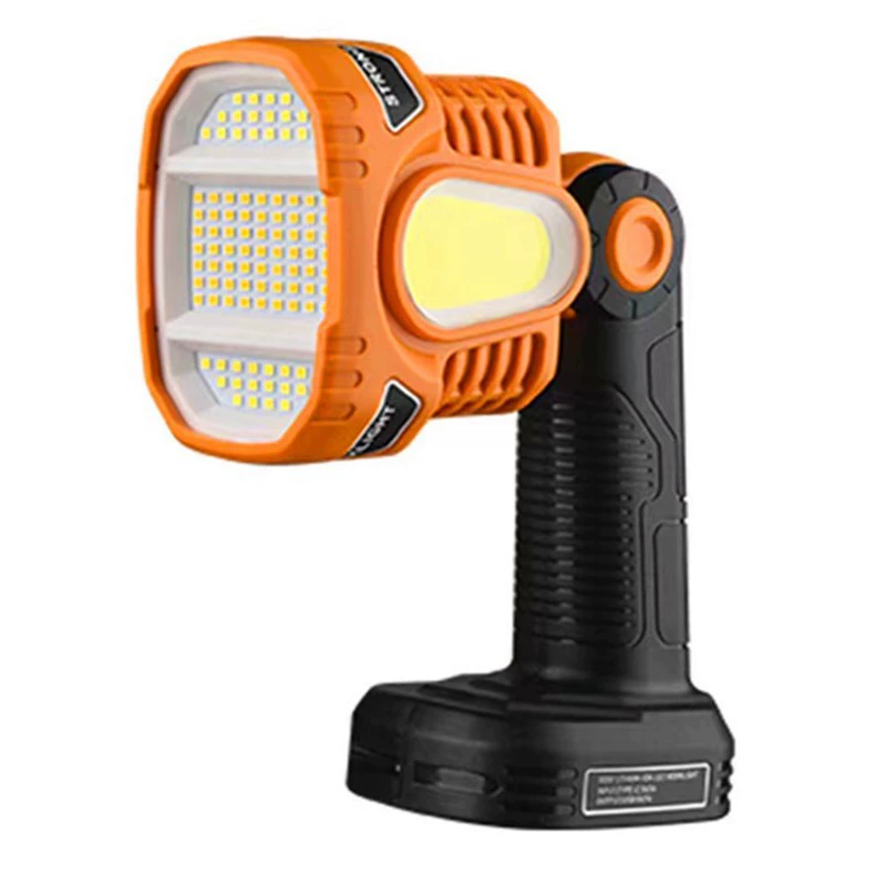 Мощный переносной фонарь COB для кемпинга, долговечный перезаряжаемый светодиодный прожектор для работы на открытом воздухе