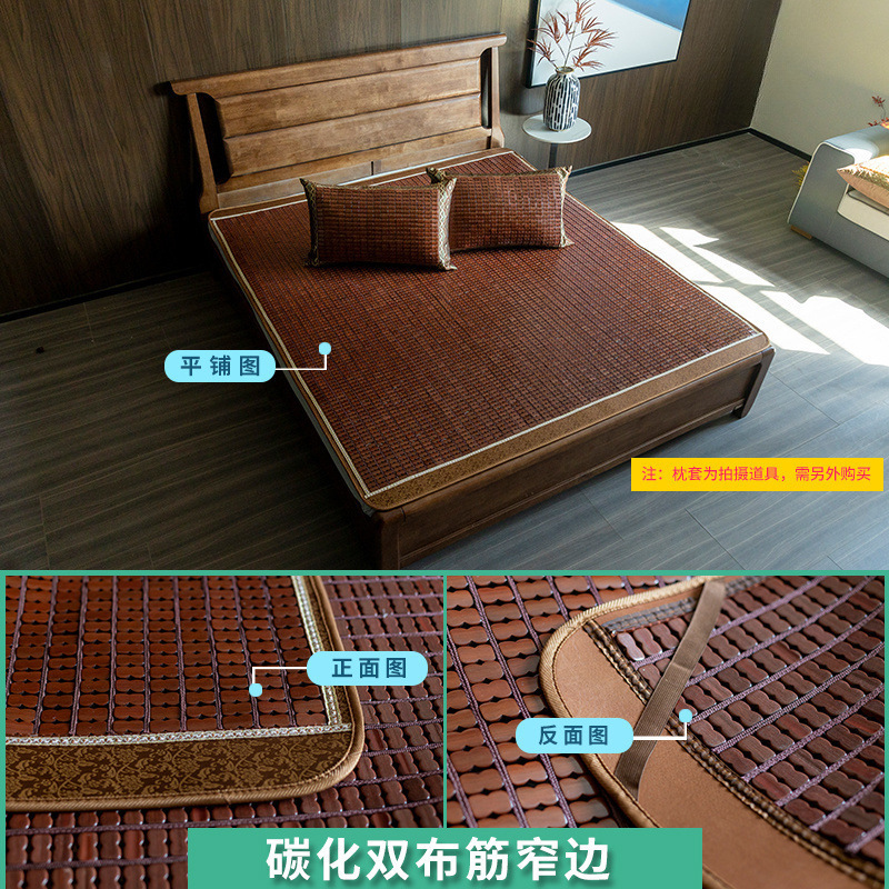 바닥에 이중 천 갈비뼈가 있는 다크 커피 좁은 가장자리 가방