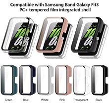 适用于三星手环galaxy  fit3喷油壳膜一体保护套 防撞防摔保护壳