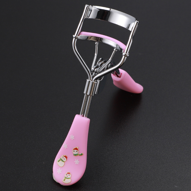 Rizador de Pestañas Profesional de Gran Ángulo Metal cromado para maquillaje de ojos