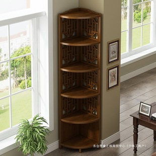 Corner Storage Rack Bookshelf Living Room Corner Cabinet Corner Cabinet Restaurant Corner Cabinet Sofa Triangle Cabinet Corner Cabinet Tea Cabinet