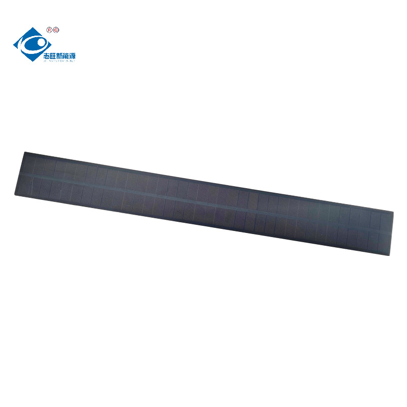 志旺新能源 PET磨砂 500*60光伏组件 5W单晶 移动充电太阳能板6V