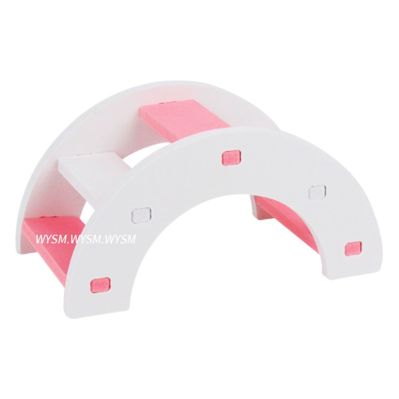 Радужный мост игрушка-Хомяк Золотой медведь гнездо хомяка роликовое гнездо для избегания вилла невентиляторное гнездо принадлежности для клетки для хомяка