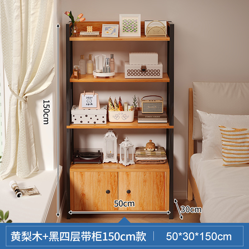 Estante junto a la cama, armario de almacenamiento junto a la cama, armario de almacenamiento, estantería de piso a techo, dormitorio doméstico, estante de exhibición de estantería multicapa