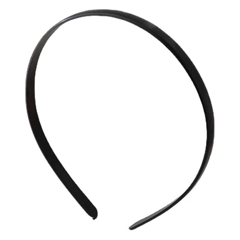 Корейская версия 10MM плоская спинка пластиковая заготовка для волос обруч DIY ювелирные аксессуары пряжка 1CM ширина и две стороны плоские фабрики оптом