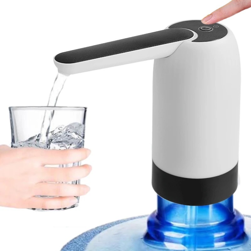 Baja de agua de barril de esterilización UV Bomba de agua de barril de agua de beber Bomba de bombeo de agua de barril de agua eléctrica de autoaspiración pequeña máquina de beber absorción