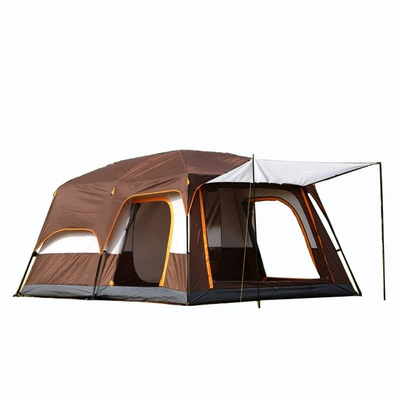 Large Tent Complete Set, Avtomobil dam çadırları - coffee-miniature-size-fits-2-4-people