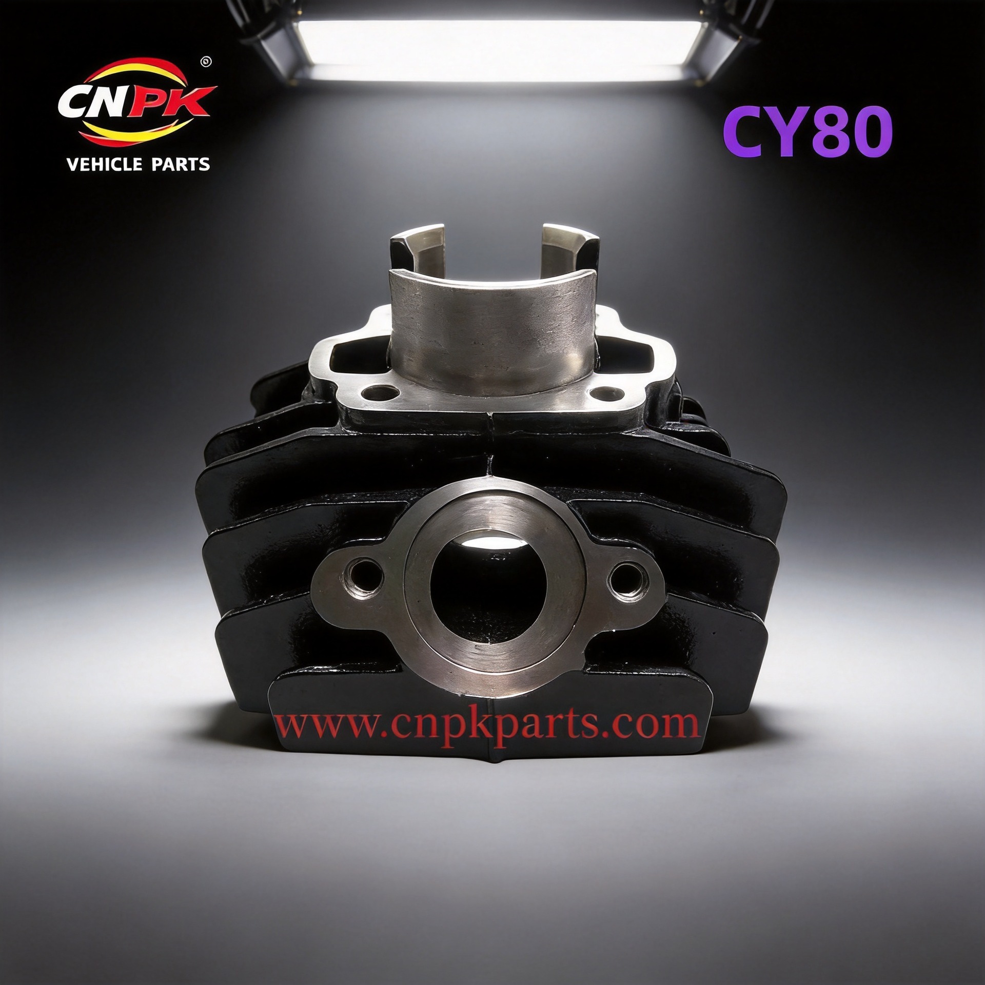 CY80 80cc two-stroke motorcycle engine parts: cylinder liner, crankshaft, carburetor replacement parts