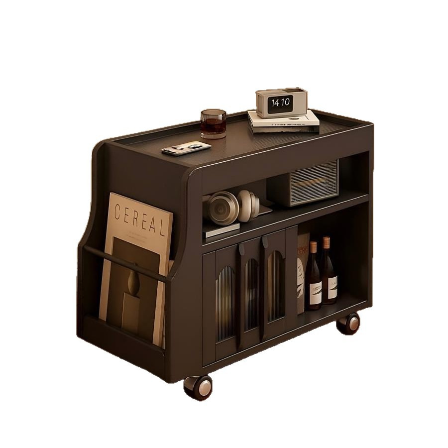 Sofá elevación móvil mesa de té carro pequeño hogar pequeño tipo 2025 nuevo gabinete de la sala de estar mesa lateral