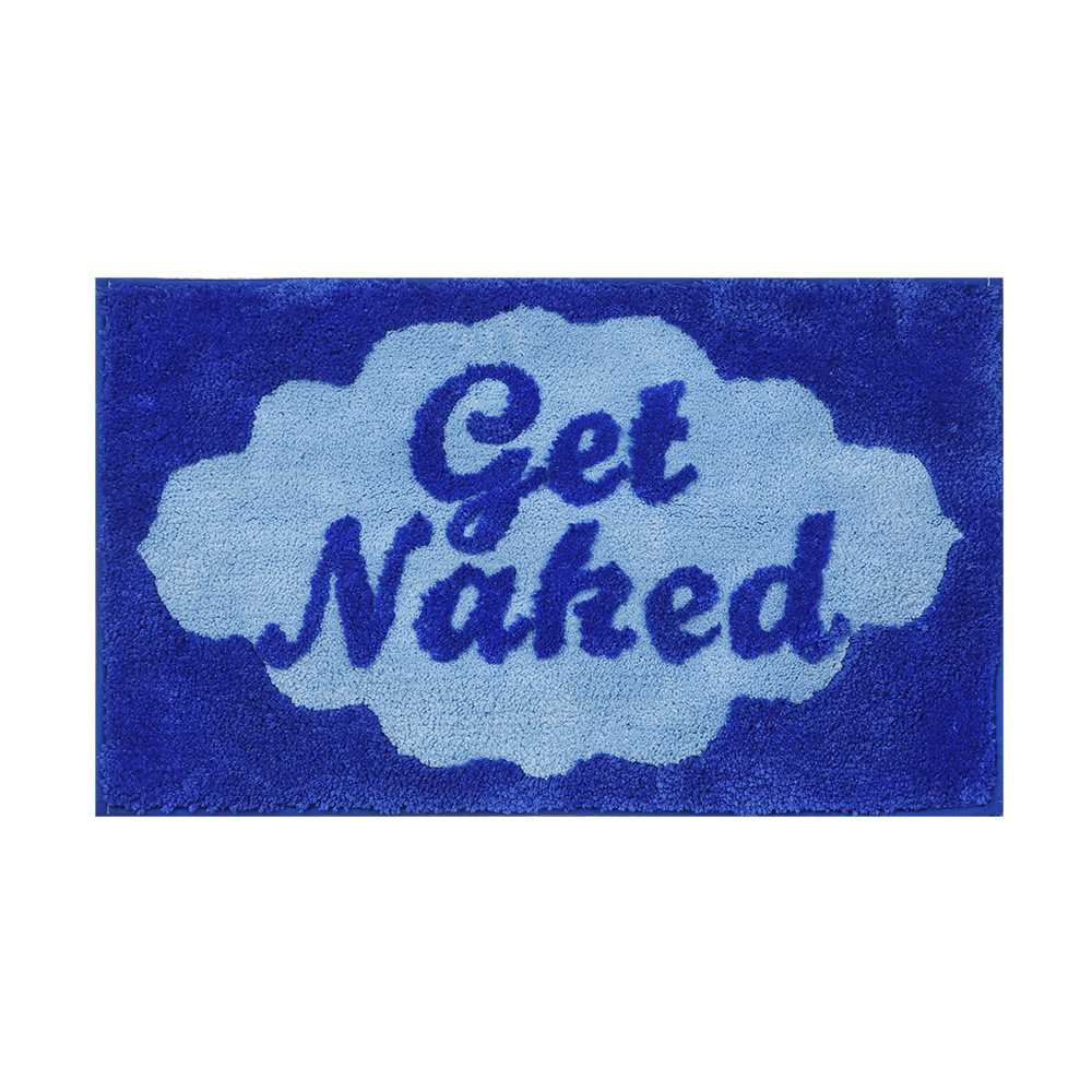 Inglés jacquard letras absorbente alfombra del piso casa puerta Mat hogar flocado piso Mat baño absorbente antideslizante alfombra de baño