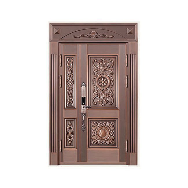 Manufacturer of copper entrance doors for villas, hotel copper glass doors, and residential entrance doors Manufacturer of copper entrance doors for villas, hotel copper glass doors, and residential entrance doors