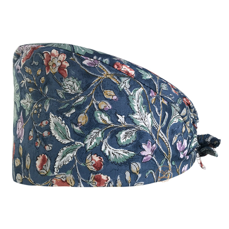 Quirófano sombrero hembra enfermera sombrero confinamiento flor tapa dental oral Clínica Médico lindo trabajo oral tapa