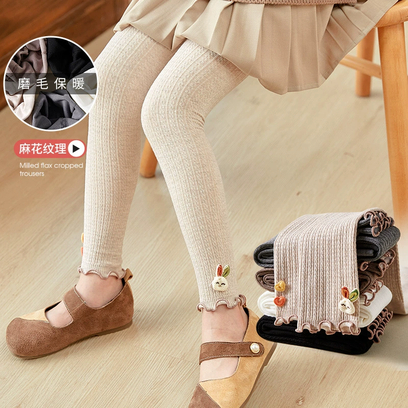 Children's trousers, thin velvet leggings, increased thickness