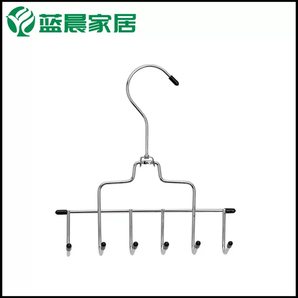 Multifunctional metal tie and belt storage rack, high-manganese steel multi-hook hanger, wardrobe organizer, foldable hook