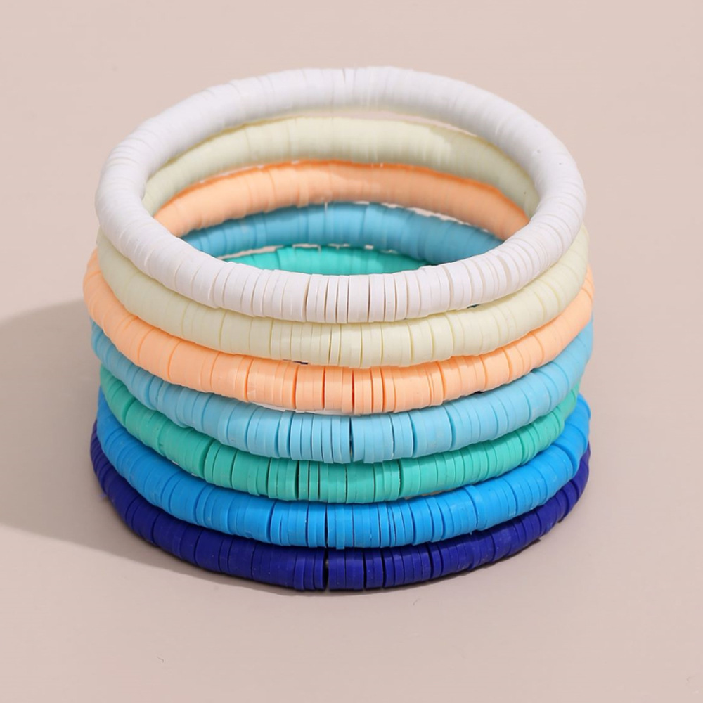 Fashion Geometric Soft Clay Wholesale Bracelets display picture 3