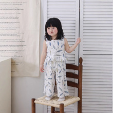 婴儿夏季空调服棉无袖连体衣薄款ins新品宝宝睡衣新生儿衣服ins风