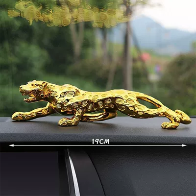 Car ornaments – Ornaments, Red Flag, National Flag - 18cm-golden-war-leopard