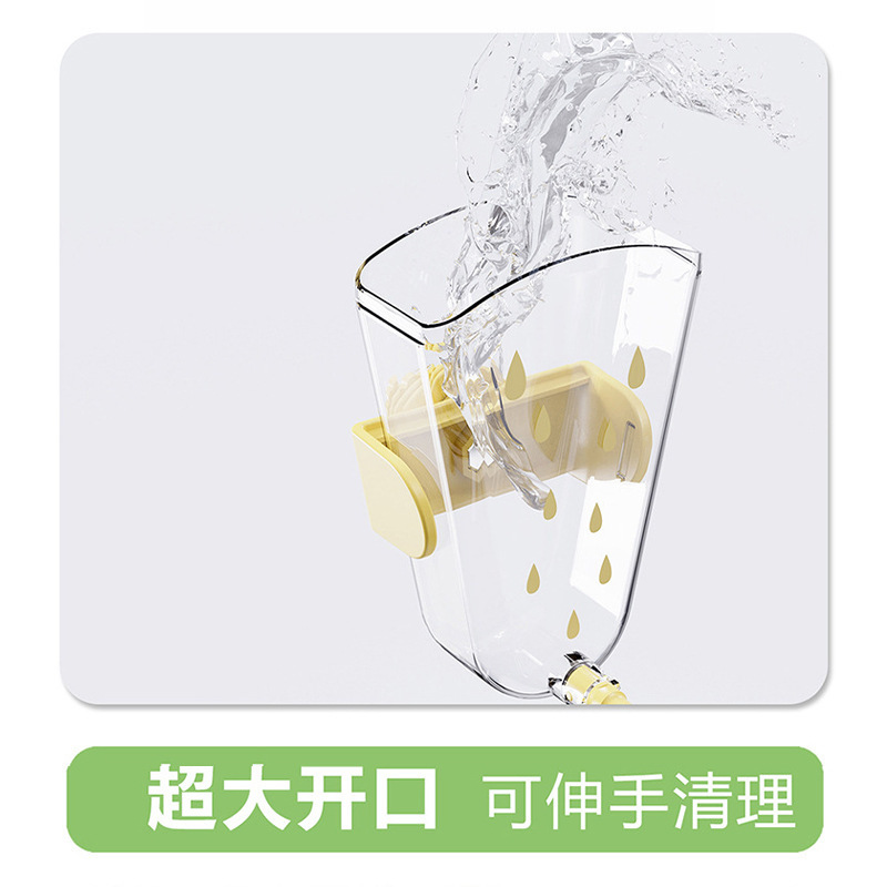鹦鹉可爱雪糕造型撞针水壶玄凤虎皮和尚小太阳悬挂式自动饮水器|undefined