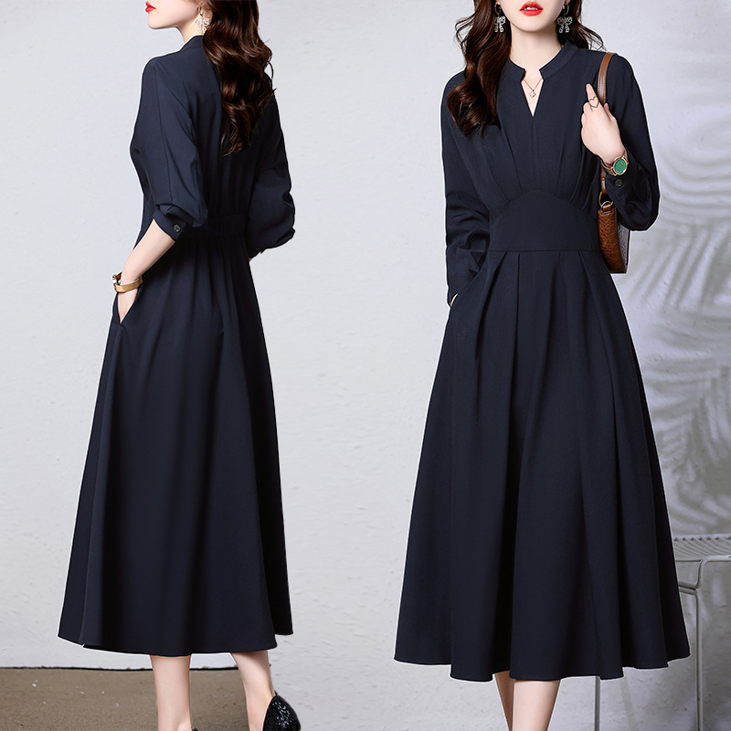 C9751 1440K VÁY ĐẦM LIỀN THÂN NỮ HANTDC DÀI QUÁ GỐI MÙA XUÂN THU ĐÔNG THỜI TRANG NỮ G04 SẢN PHẨM MỚI