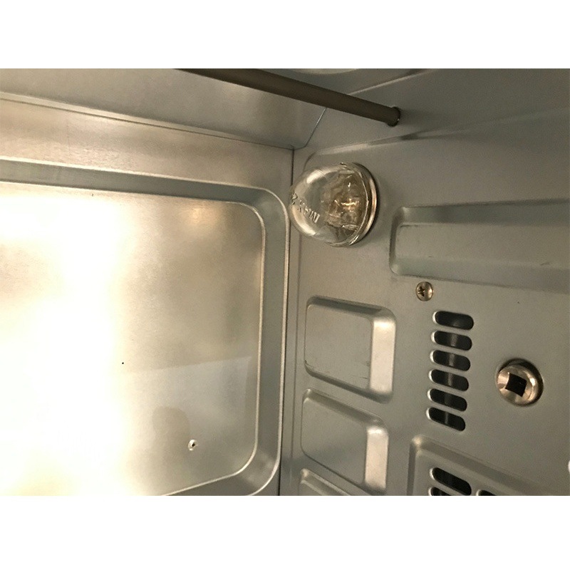 Horno de convección sin aceite de 45L con doble quemador, gran capacidad, CB, totalmente automático, multifuncional, visual, para uso doméstico y para hornear pasteles.