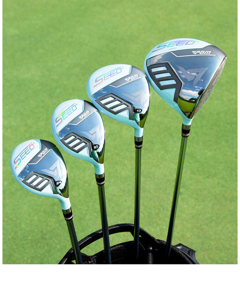 Bộ gậy golf thiếu niên PGM chứng nhận R&A USGA dành cho bé gái – hợp kim titan — 14 thanh carbon cao 168-175cm, 14 thanh carbon cao 160-168cm, 14 thanh carbon cao 152-160cm, 14 thanh carbon cao 145-152cm chi tiết 15